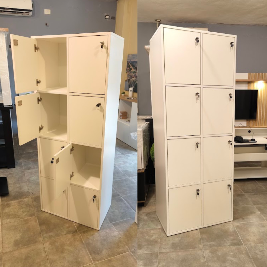 Lockers 8 puertas con llave - Imagen 4